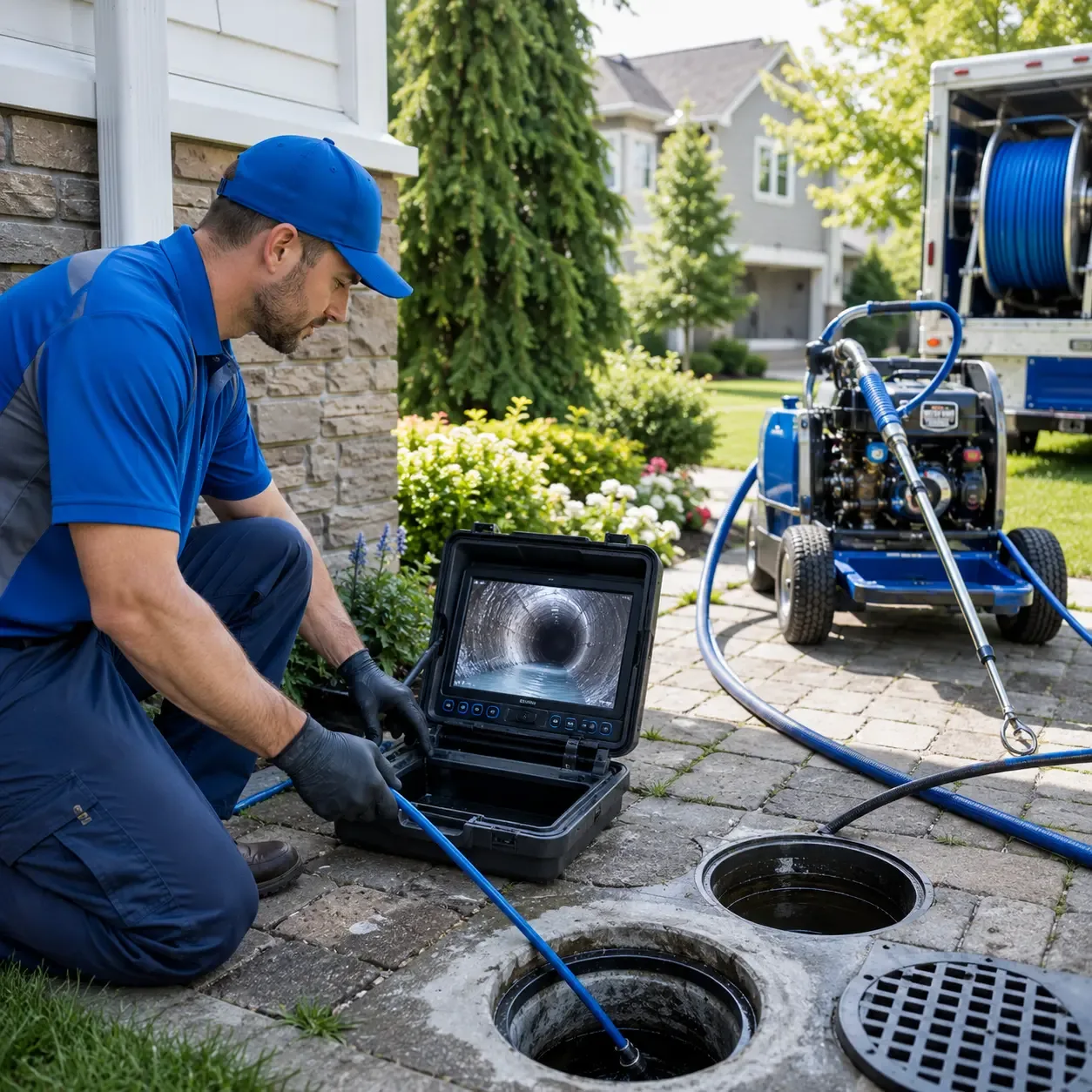 Outdoor drain cleaning professionals serving Success, AR